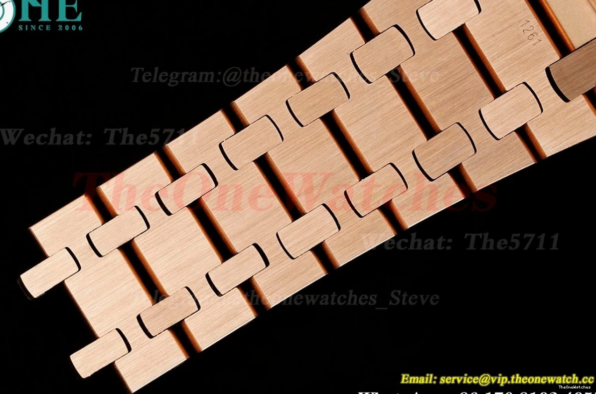 Qtz ZF Oak 67651 Dia Swiss RG 33mm Royal Gold Ladies RG 0430
